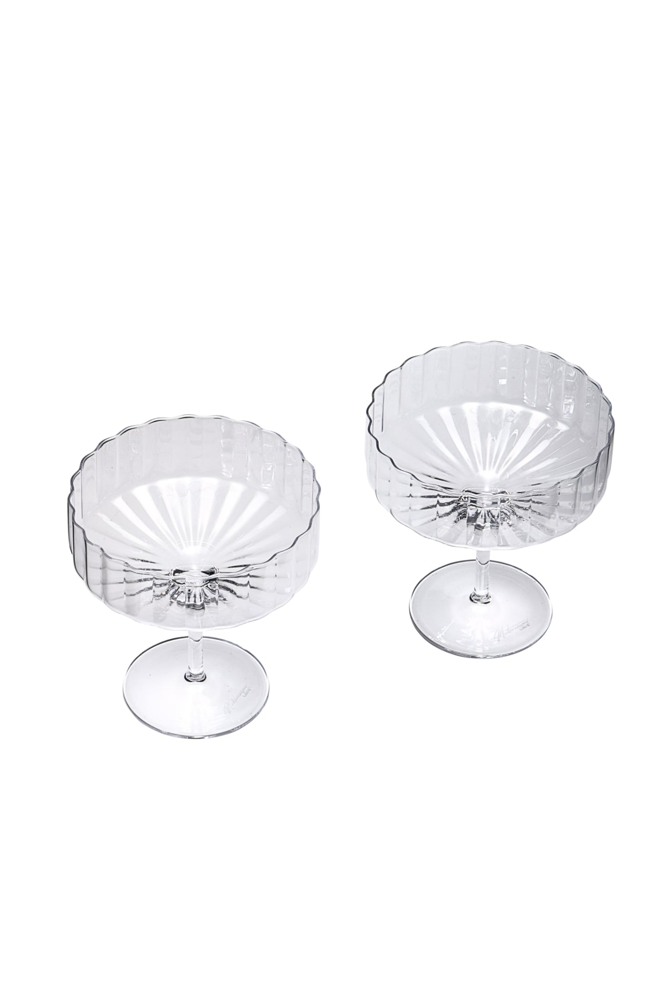 Cullinan Champagne Coupe Glasses - modernismdesigns